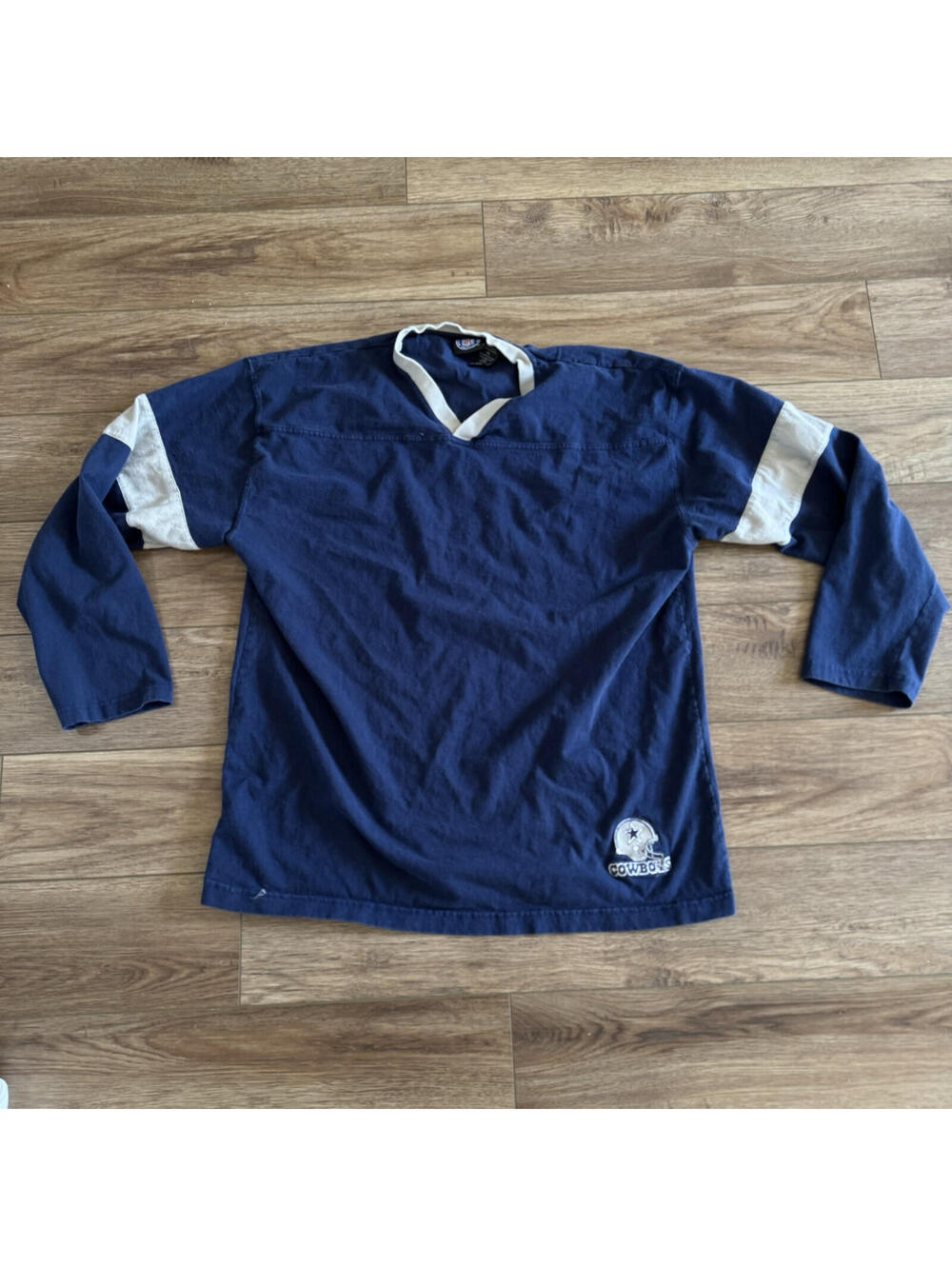 Vintage 2000s Dallas Cowboys Hockey Jersey Long Sleeve Shirt